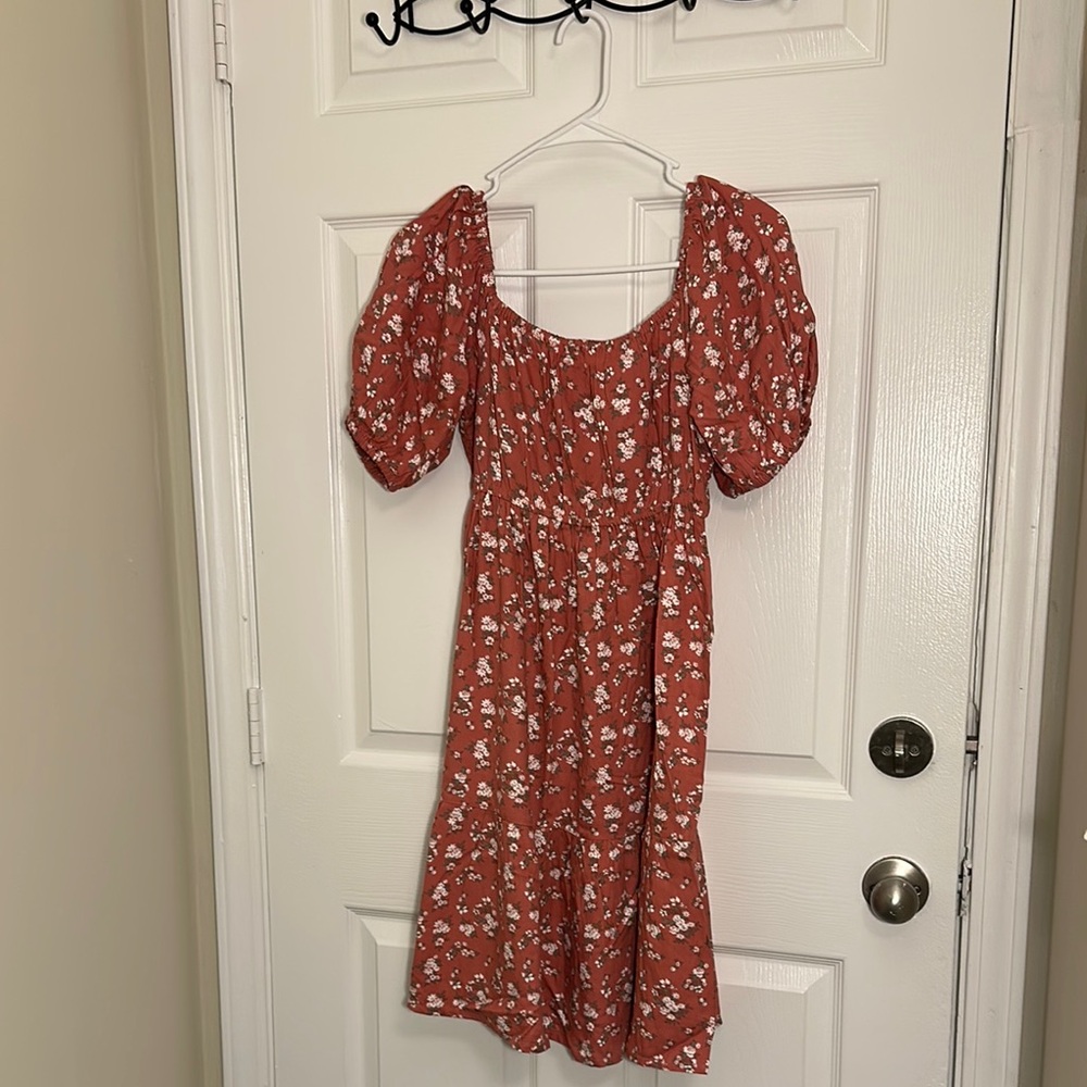 Floral Puff Sleeve Dress